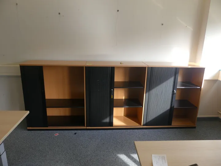 3x Steelcase - Sideboard Maße in cm je ca. 100 x 43 x 115